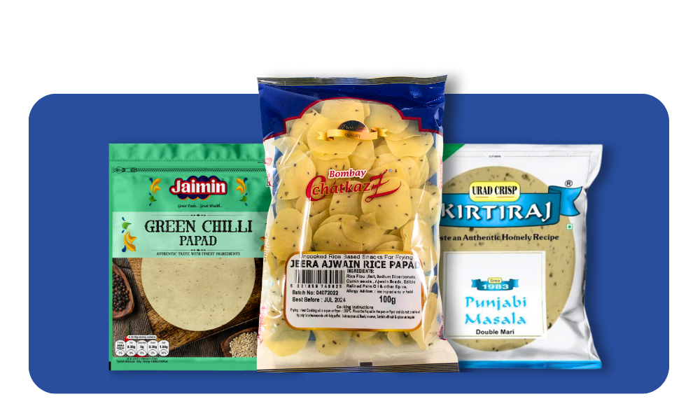 Papad & Far Far Variety Foods UK