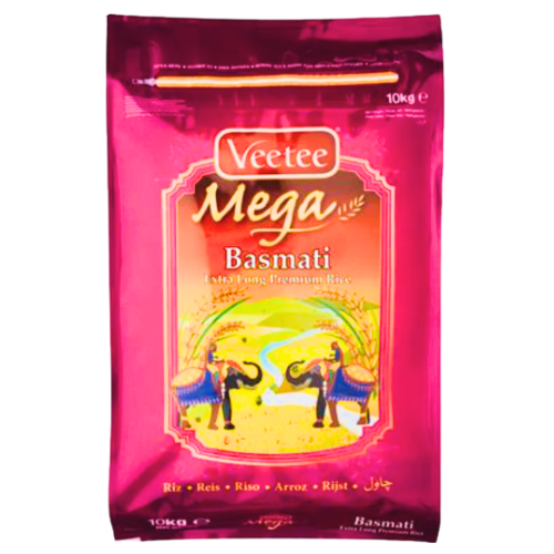 VeeTee Mega Extra Long Basmati Rice 10kg