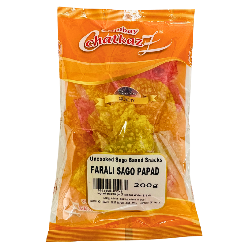 Bombay Chatkaz Coloured Sago Papad
