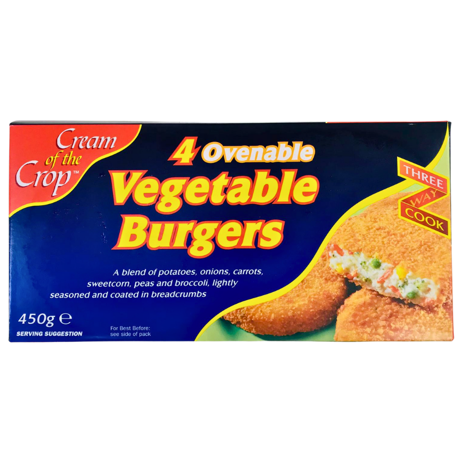 Cream Of the Crop Frozen Vegetable Burger