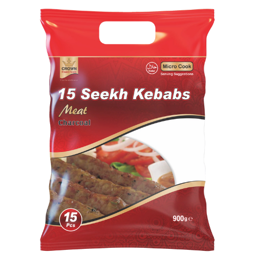 Crown Frozen Meat Charcoal Seekh Kebab