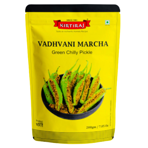 Kirtiraj Vadhvani Marcha Green Chilli Pickle