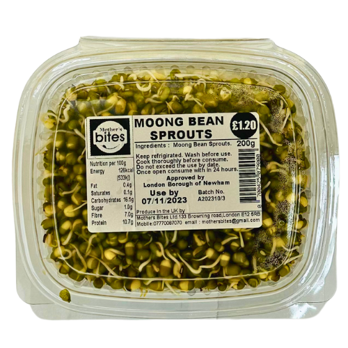 Mother's Bites Moong Bean Sprouts