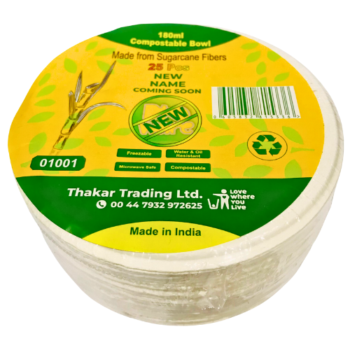 New 180 Ml Compostable Bowl