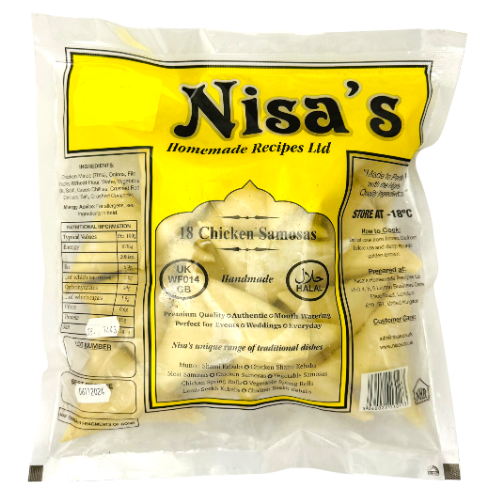 Nisa's Frozen Chicken Samosas