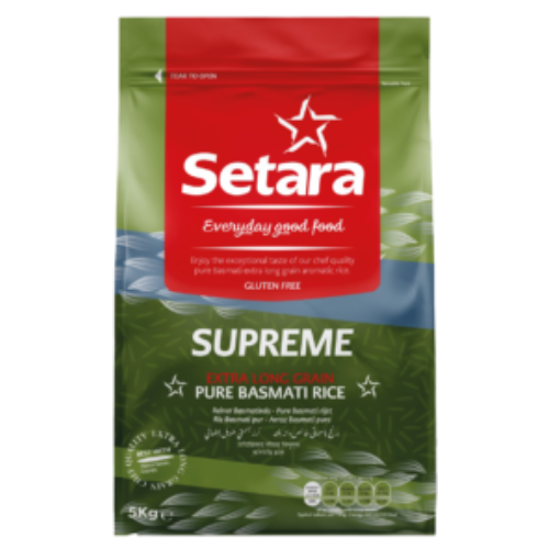 Setara Supreme Extra Long Basmati Rice 10kg