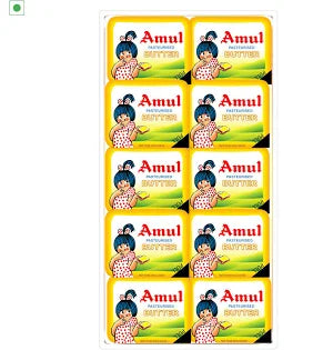Amul Butter 100g (10X10g) School Pack