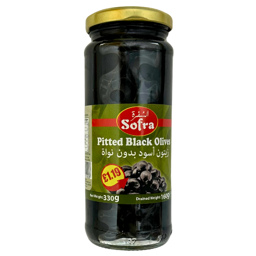 Sofra Pitted Black Olives
