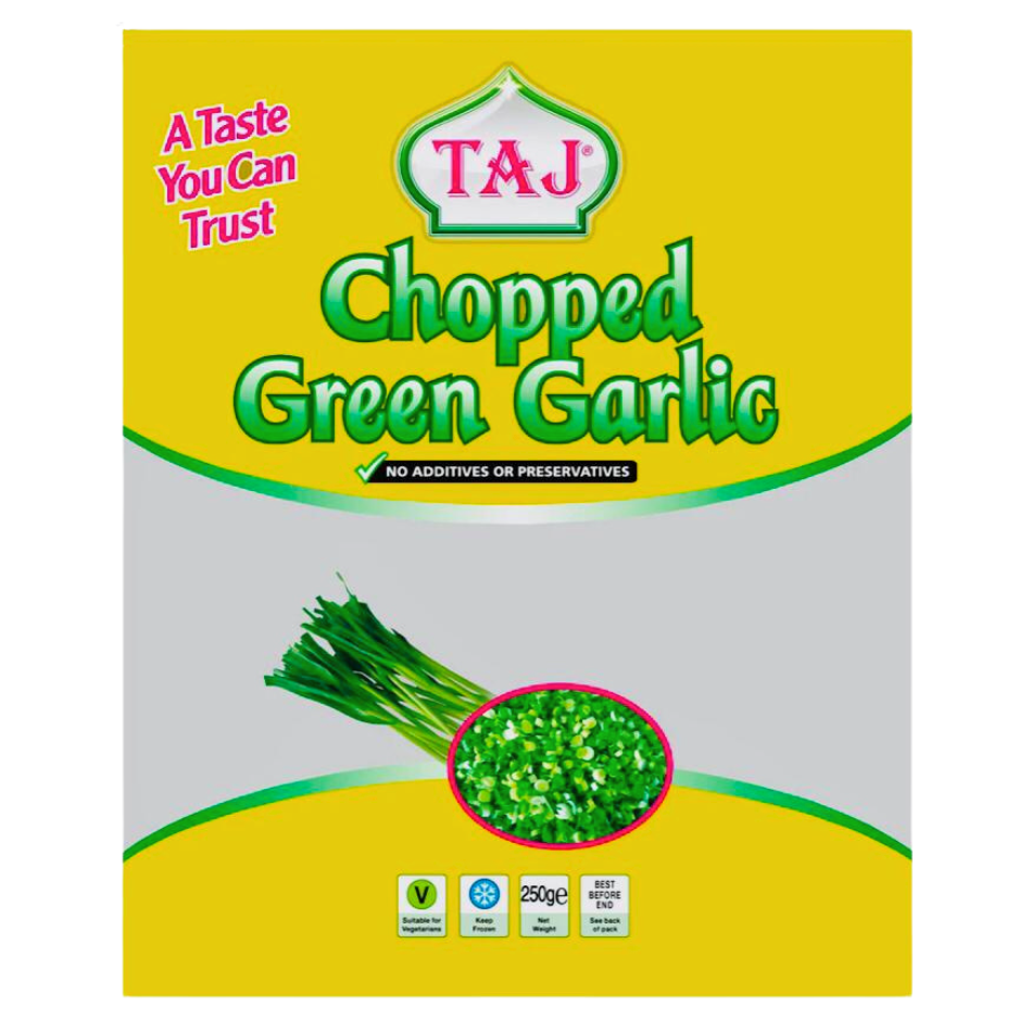 Taj Frozen Chopped Green Garlic
