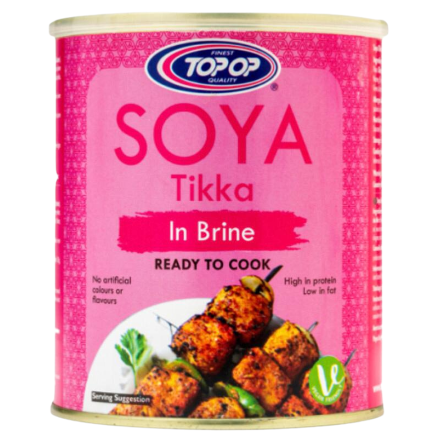 Top Op Canned Soya Tikka In Brine