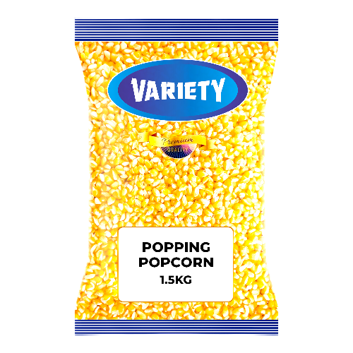 Variety Popping Popcorn 1.5Kg