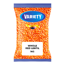 Variety Whole Red Lentil 500g