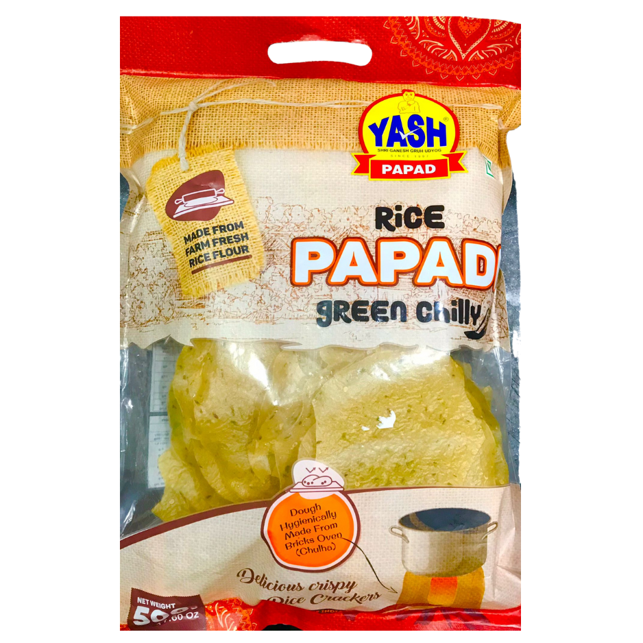 Yash Green Chilli Rice Papdi