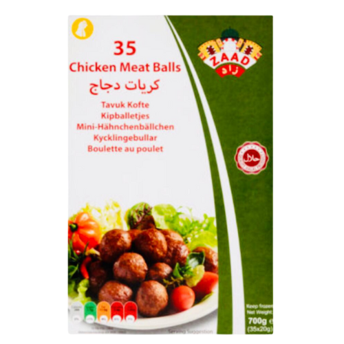 Zaad Frozen Chicken Meat Balls 500g