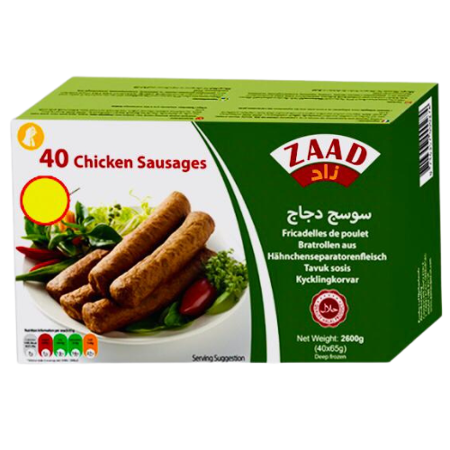Zaad Frozen Chicken Sausages