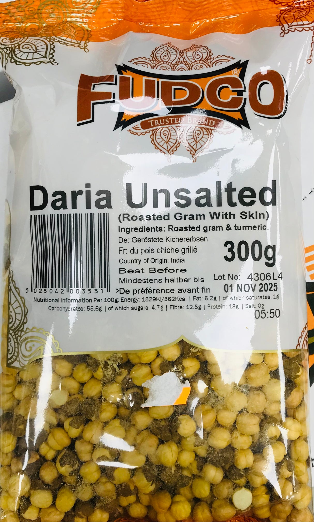 Fudco Unsalted Daria with skin