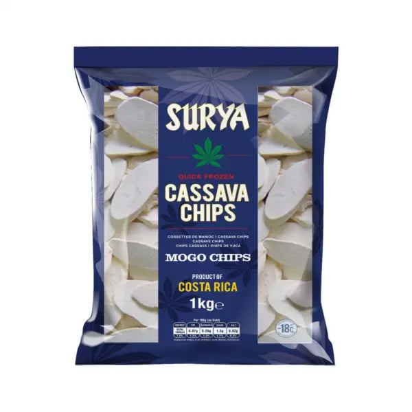 Surya Frozen Cassava (Mogo) Chips 1kg