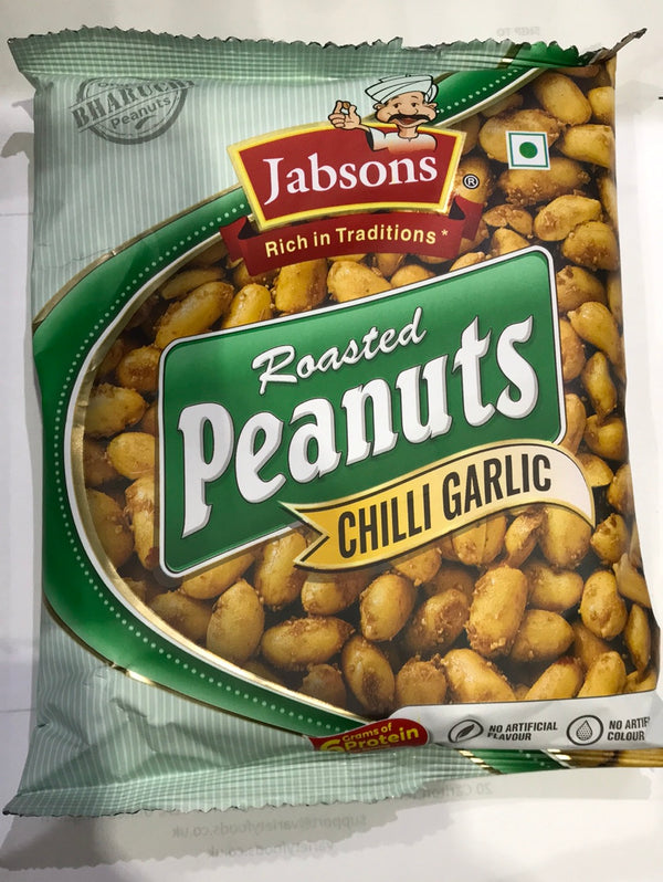 Jabsons Chilli Garlic Roasted Peanuts 140g