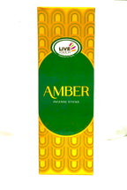 Live Touch Amber Incense Sticks 6 Pac x 20 Sticks
