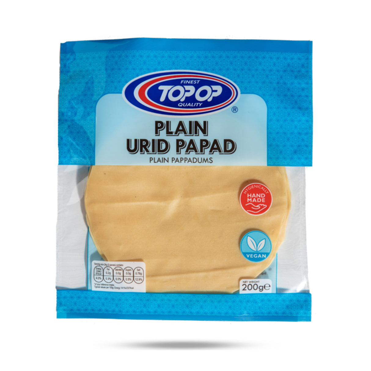 Top Op Plain Urid Papad