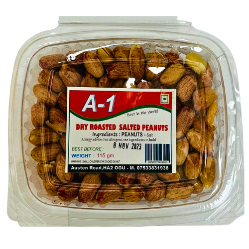 A-1 Roasted Salted Peanuts 115g