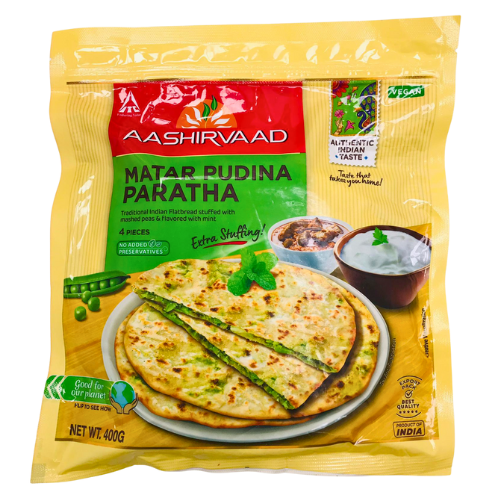 Aashirvaad Frozen Matar Pudina Paratha