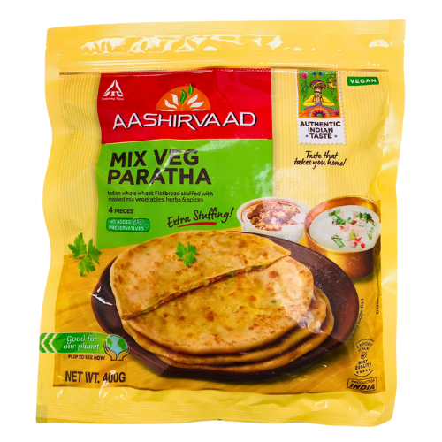 Aashirvaad Frozen Mix Veg Paratha