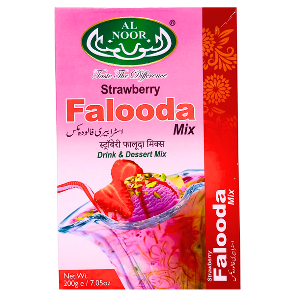 Al Noor Strawberry Falooda Instant Mix 200g