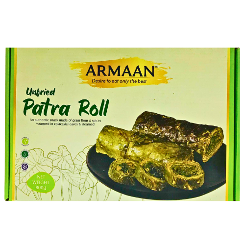 Armaan Frozen Unfried Patra Roll 800g
