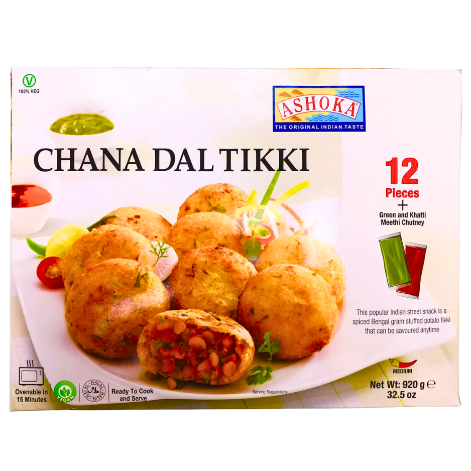 Ashoka Frozen Chana Dal Tikki 12 pcs