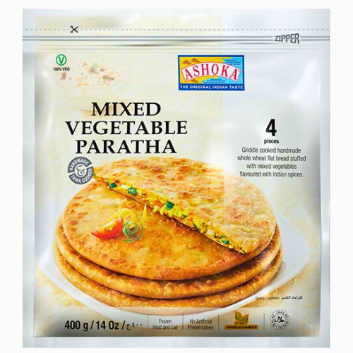 Ashoka Frozen Mix Veg Paratha 4 pcs