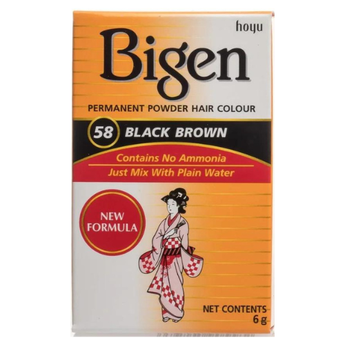 Bigen Black Brown 58 Hair Colour 1 Pack