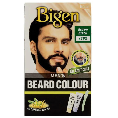 Bigen Brown Black B102 Beard Color 1 Pack