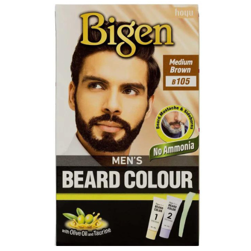 Bigen Medium Brown B105 Beard Color