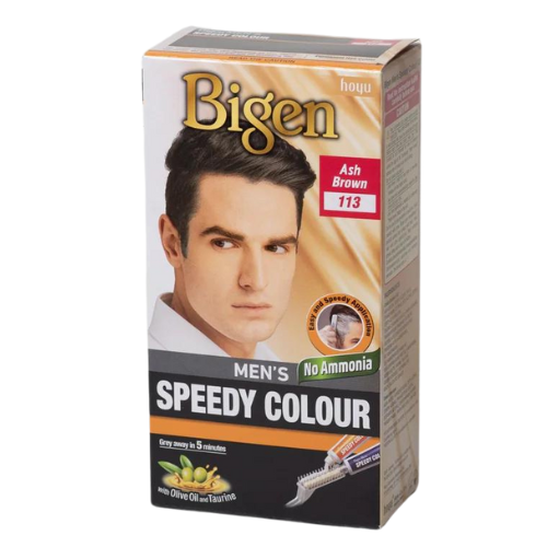 Bigen Men'S Speedy Ash Brown 113 Hair Colour