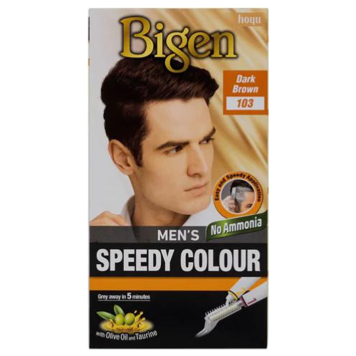 Bigen Men'S Speedy Dark Brown 103 Hair Colour