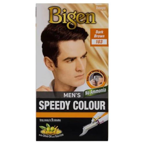 Bigen Men'S Speedy Dark Brown 103 Hair Colour 1 Pack