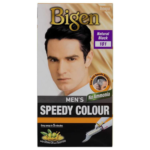 Bigen Men'S Speedy Natural Black 101 Hair Colour 1 Pack