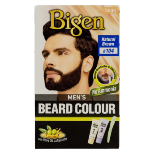 Bigen Natural Brown B104 Beard Colour