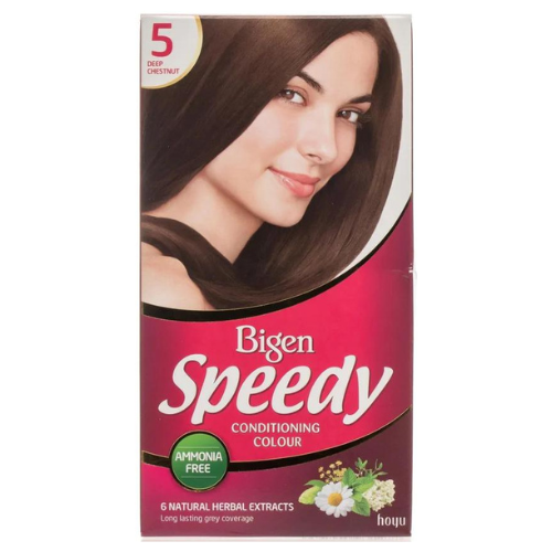 Bigen Women'S Speedy Deep Chestnut 5 Hair Colour 1 Pack