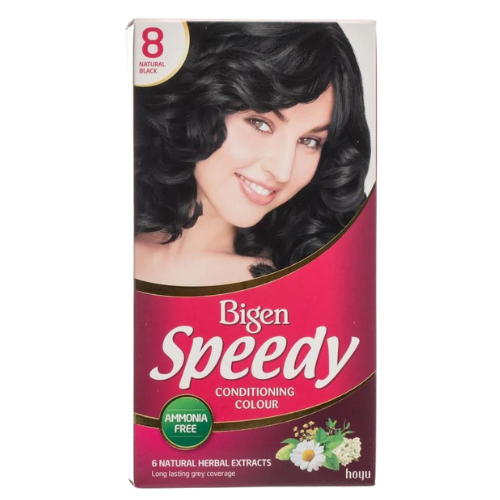 Bigen Women'S Speedy Natural Black 8 Hair Colour 1 Pack