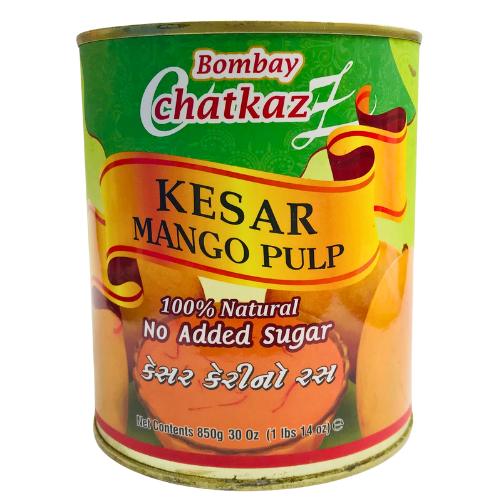 Bombay Chatkaz Canned Kesar Mango Pulp