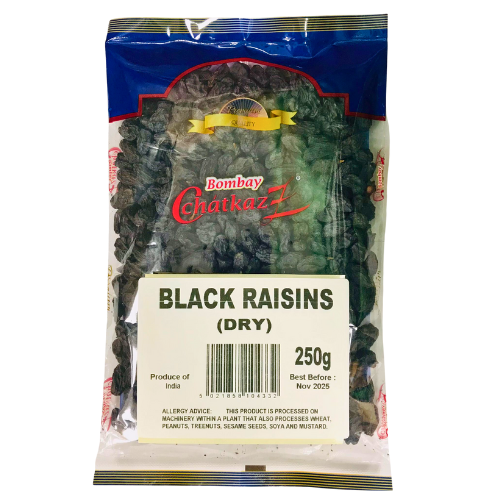 Bombay Chatkaz Dry Black Raisins 200g