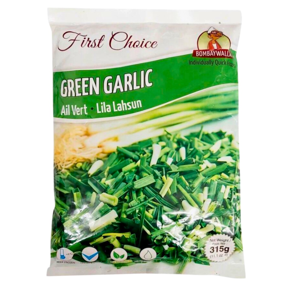 Bombaywalla Frozen Chopped Green Garlic