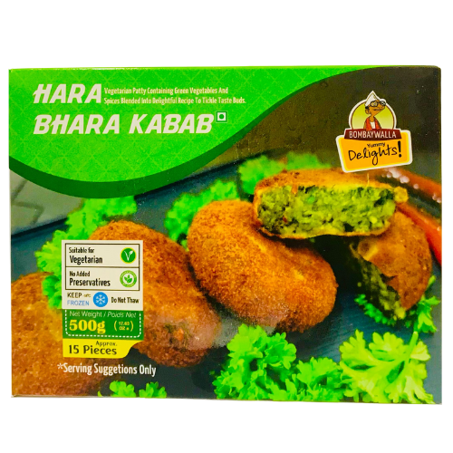 Bombaywalla Frozen Hara Bhara Kebab 15 pcs