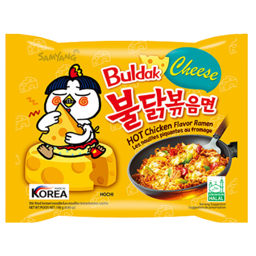 Buldak Ramen Cheese Noodles 5 pcs