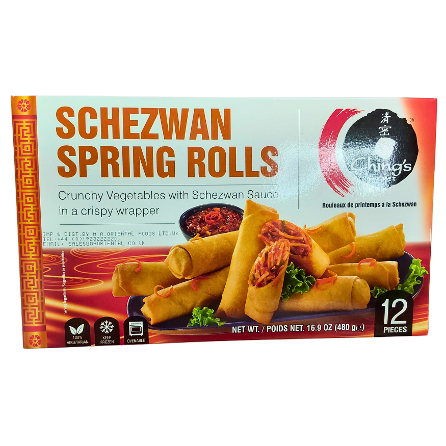 Chings Frozen Schezwan Spring Rolls