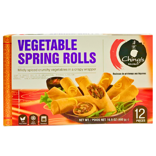 Chings Frozen Vegetable Spring Rolls