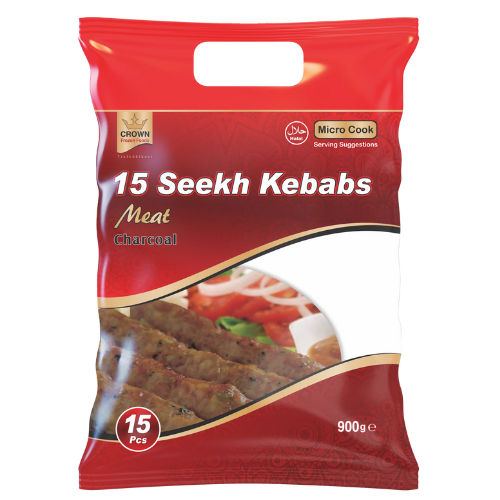 Crown Frozen Lamb Charcoal Seekh Kebab