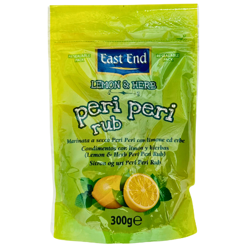 East End Lemon & Herb Peri Peri Rub 300g